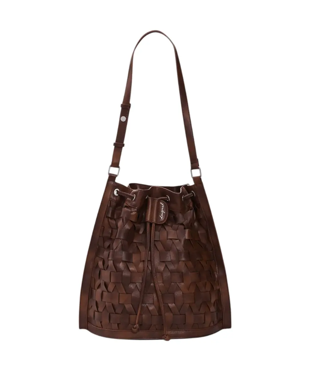Desigual - Γυναικεία Τσάντα Πλάτης Argon Camel Harlan 26SAKP14-6064 Καφέ