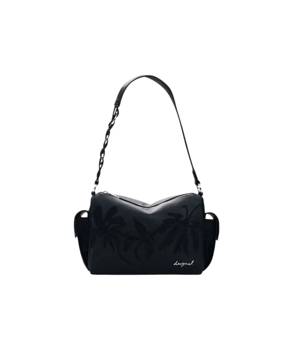 Desigual - Γυναικεία Τσάντα 'Ωμου Mirenis Habana 26SAXPAP-2000 Μαύρο