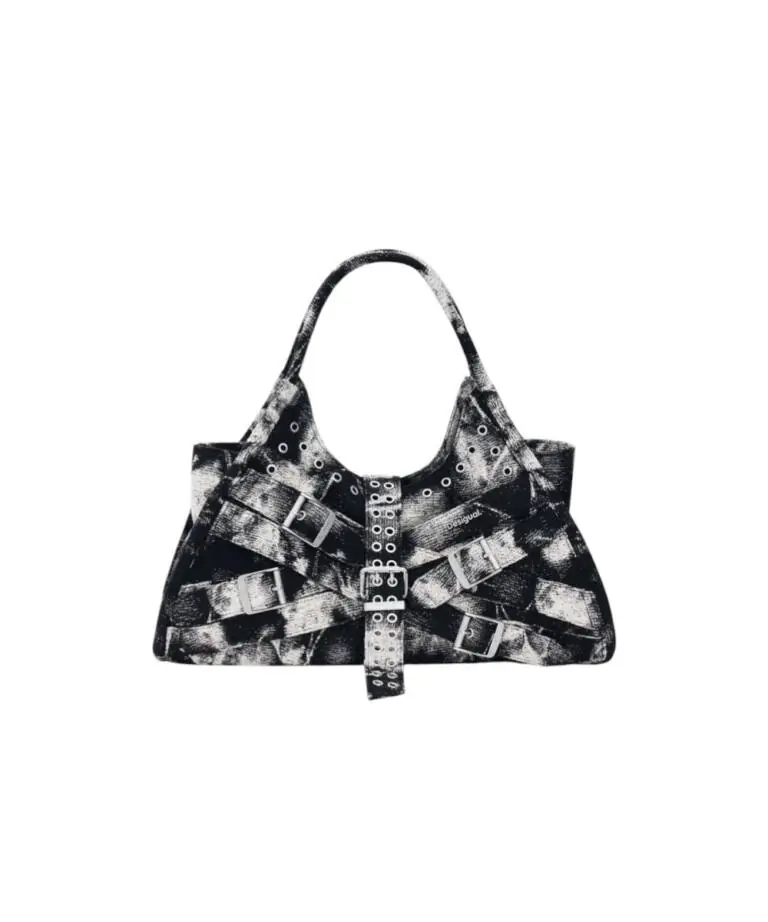 Desigual - Γυναικεία Τσάντα 'Ωμου Uranio Heritown 2.0 26SAXA54-9019 Μαύρο