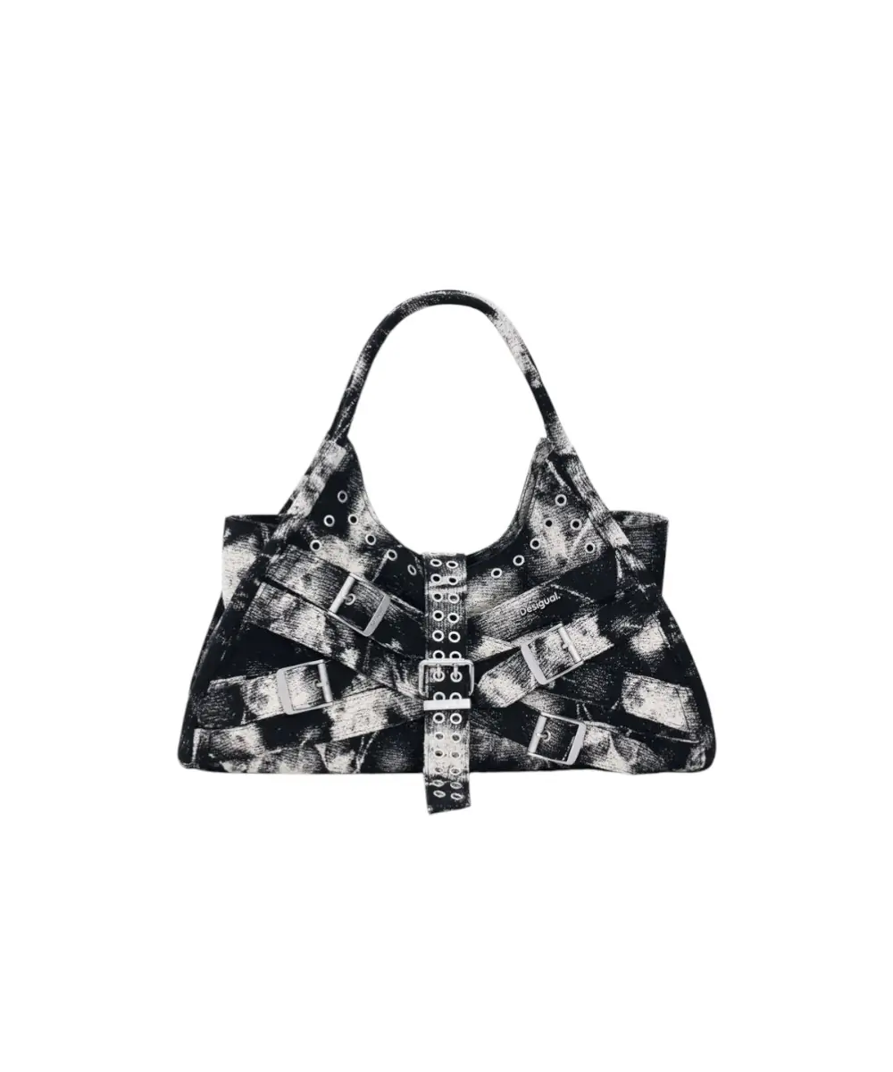 Desigual - Γυναικεία Τσάντα 'Ωμου Uranio Heritown 2.0 26SAXA54-9019 Μαύρο