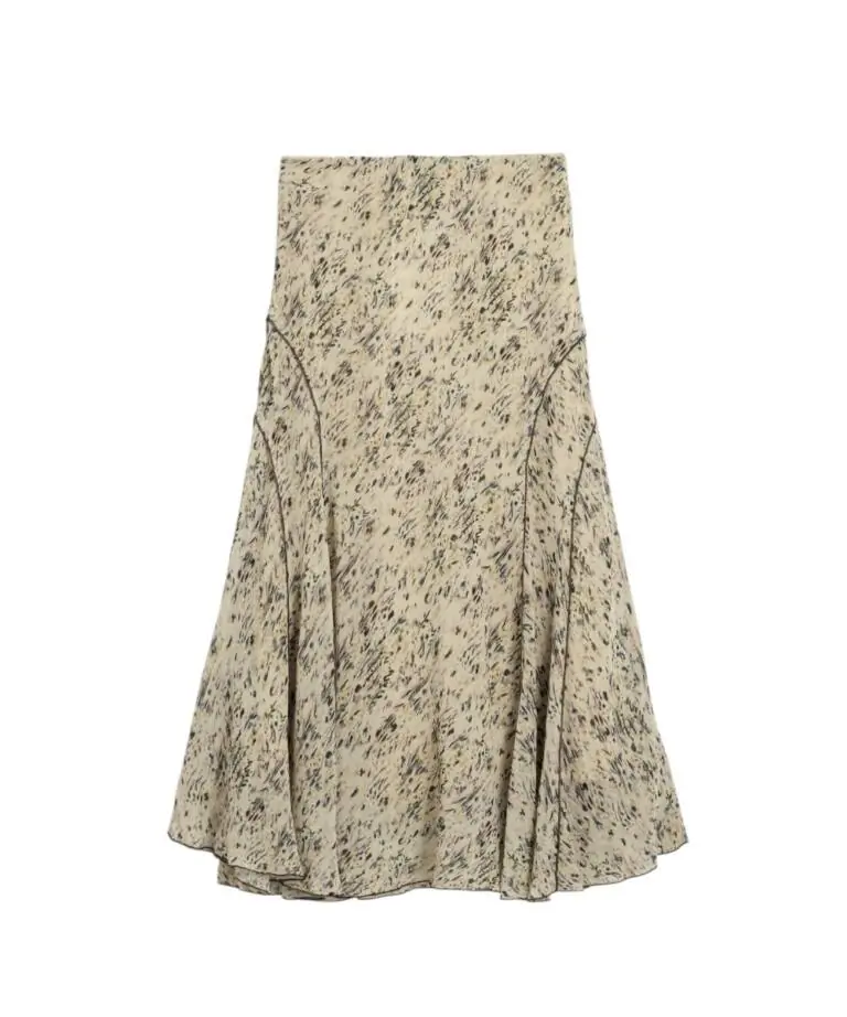 Desigual - Γυναικεία Φούστα Maxi Rishit 26SWFW18-1008 Μπεζ