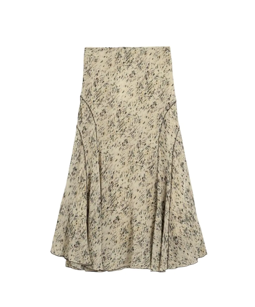 Desigual - Γυναικεία Φούστα Maxi Rishit 26SWFW18-1008 Μπεζ