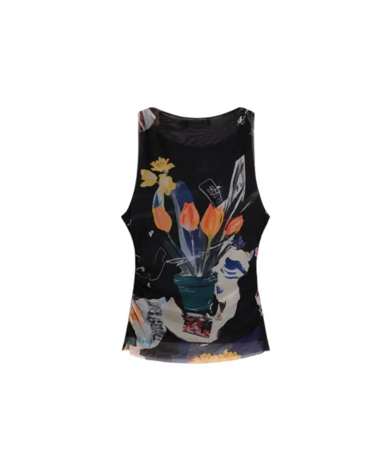 Desigual - Γυναικείο T-shirt Bruselas 26SWTK14-2000 Μαύρο