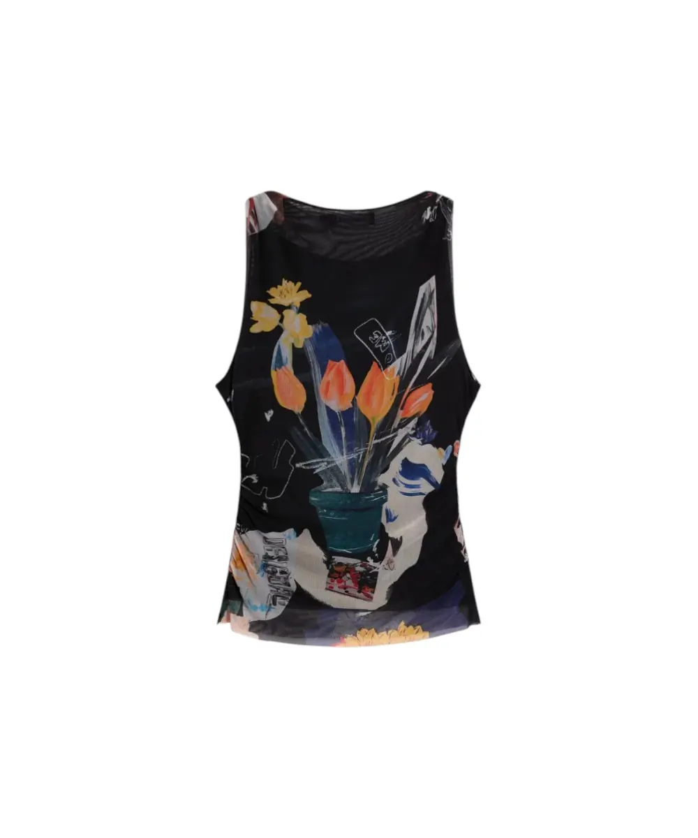 Desigual - Γυναικείο T-shirt Bruselas 26SWTK14-2000 Μαύρο