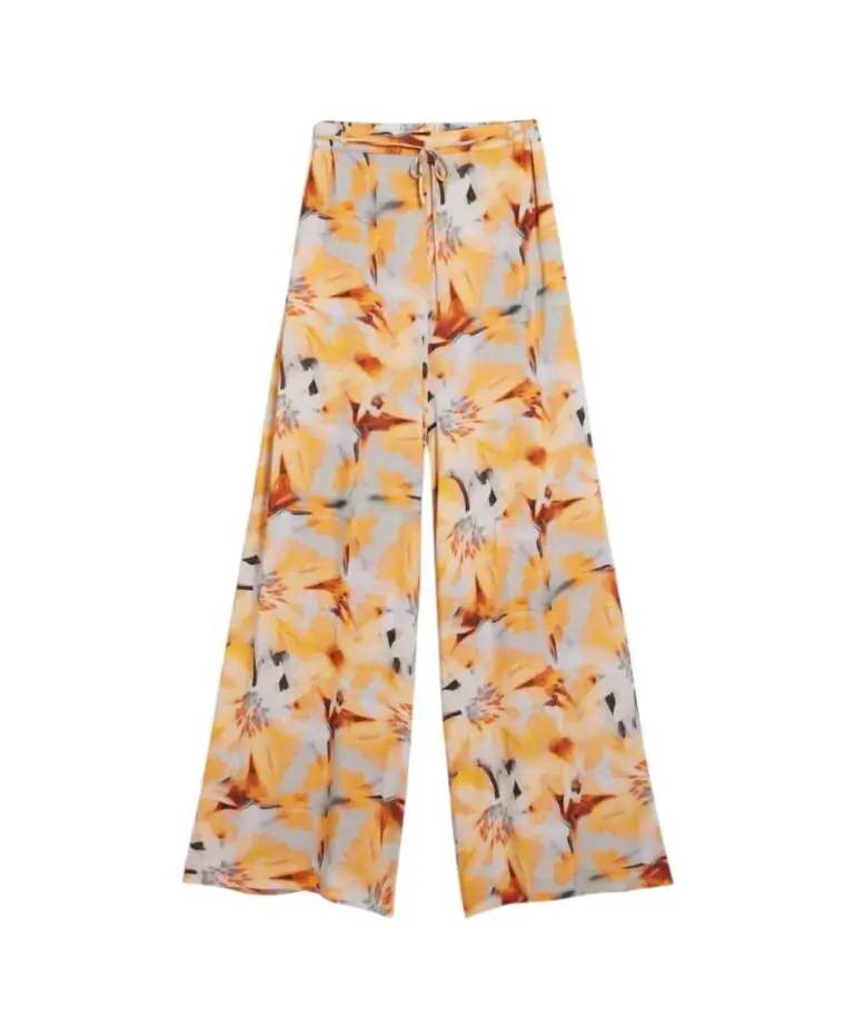 Desigual - Γυναικείο Παντελόνι Preston Wide-Leg 26SWPW38-5002 Κίτρινο