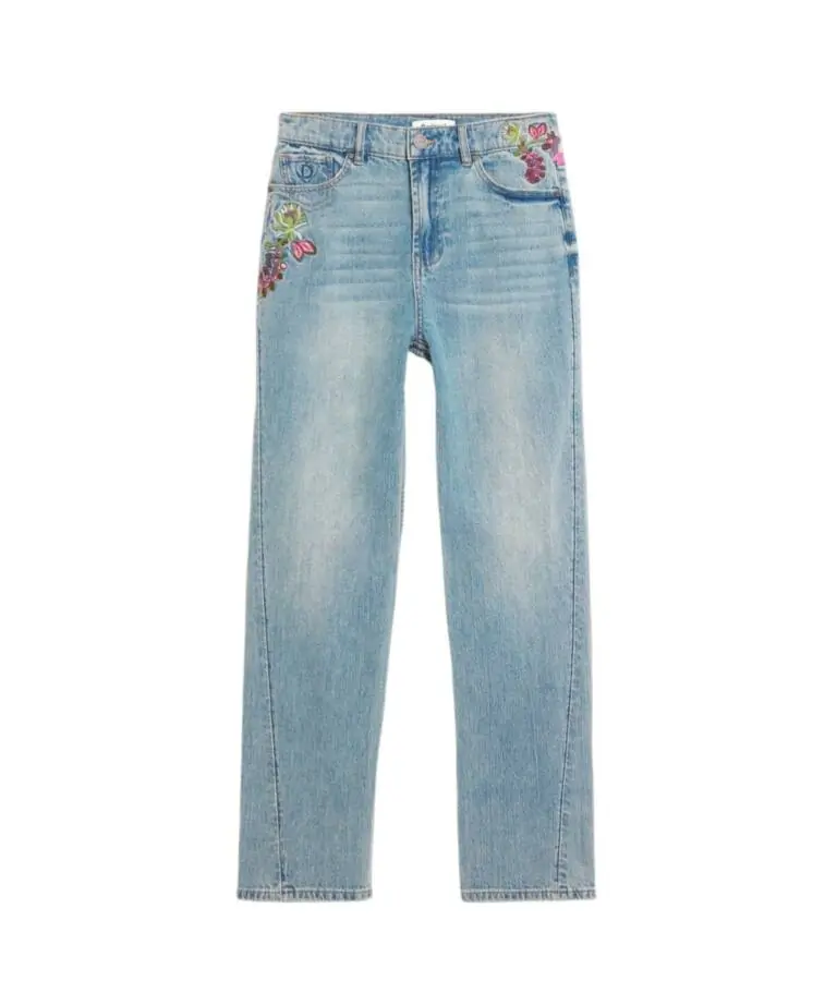 Desigual - Γυναικείο Παντελόνι Τζιν Flora 26SWDD30-5053 Μπλε