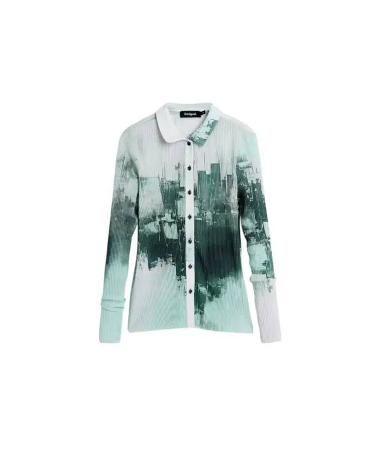 Desigual - Γυναικείο Πουκάμισο Roterdam 26SWTK23-2052 Πράσινο