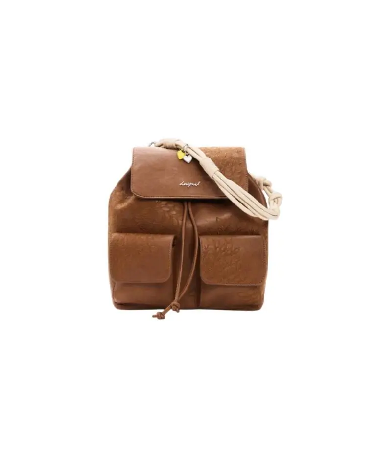 Desigual - Γυναικείο Σακίδιο Πλάτης Sierra Prisa Mini 26SAKP39-6011 Καφέ