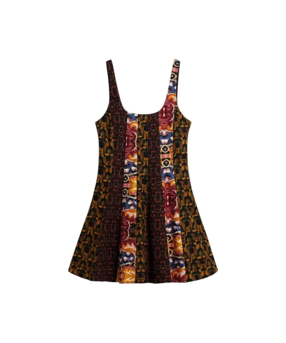 Desigual - Γυναικείο Φόρεμα Beattle Patch Lacroix 26SWVW58-4086 Κίτρινο