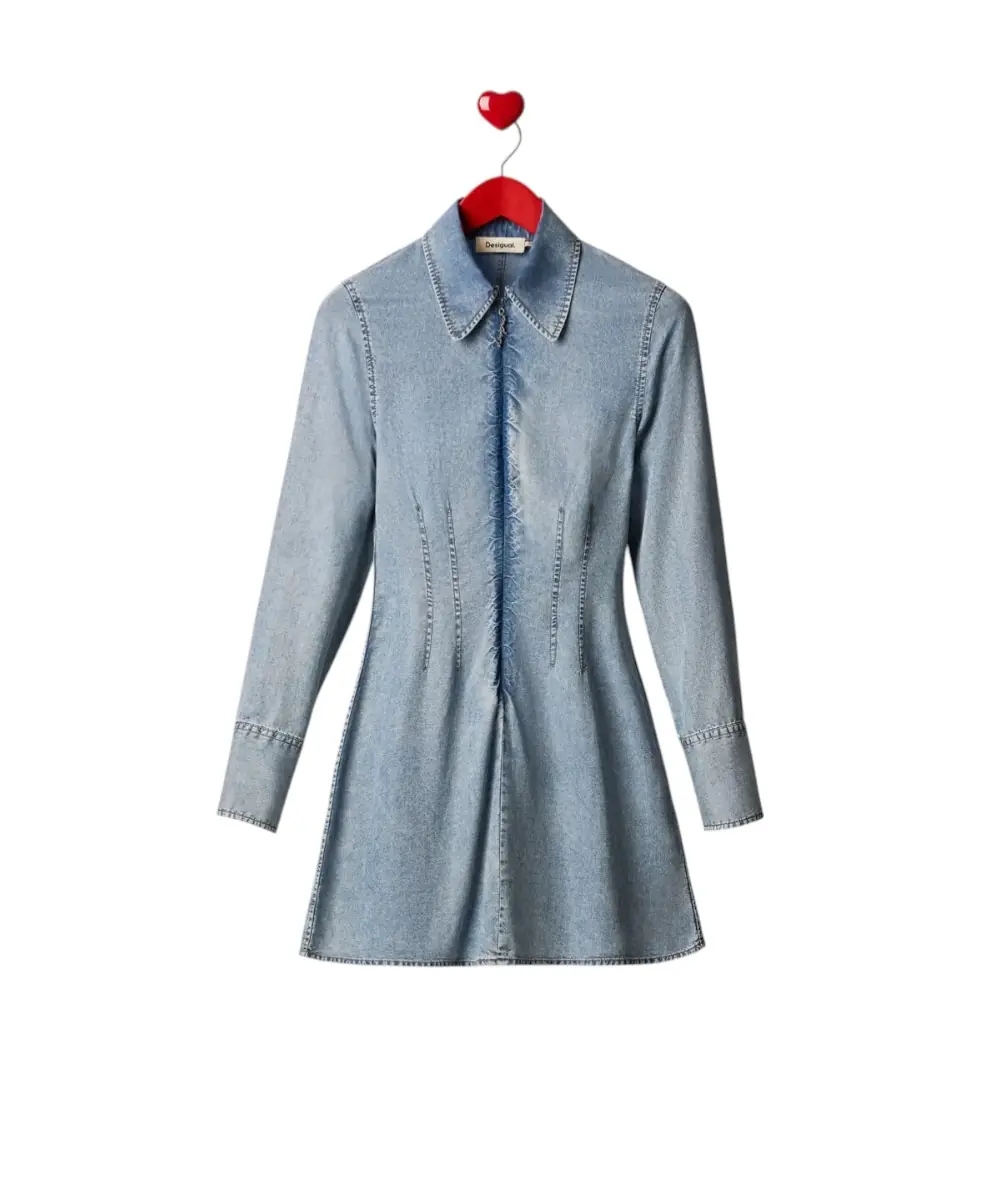 Desigual - Γυναικείο Φόρεμα Mini Lonan 26SWVD03-5007 Μπλε