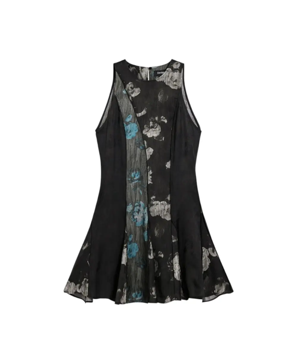 Desigual - Γυναικείο Φόρεμα Vest Nacne 26SWVW31-2000 Μαύρο