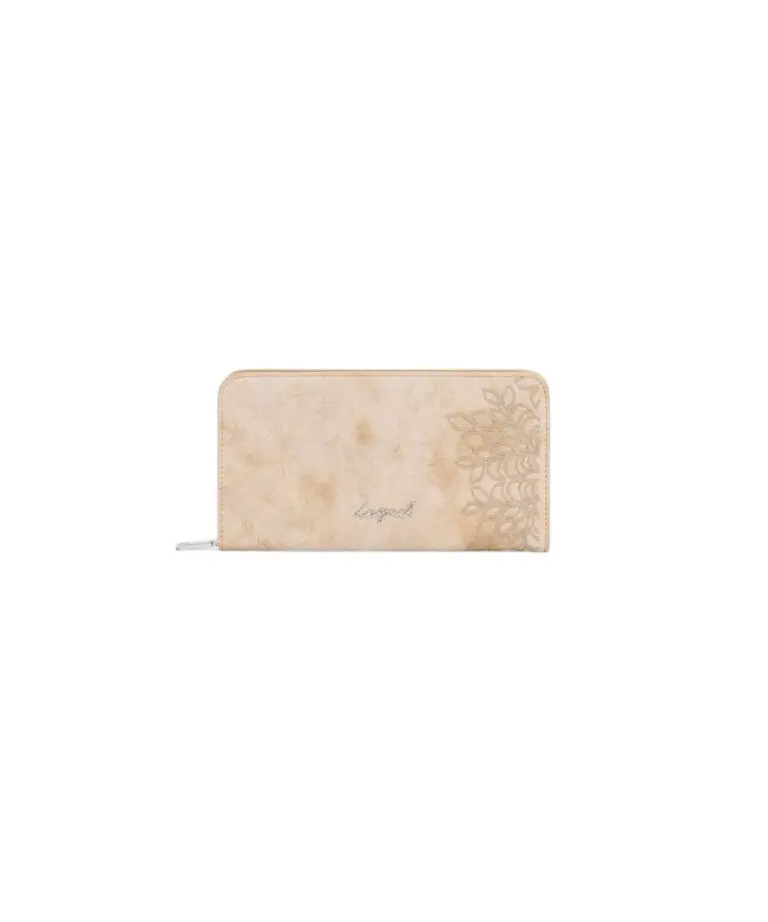 Desigual - Γυναικείο πορτοφόλι Sierra Sand Fiona 26SAYP22-1018 Μπεζ