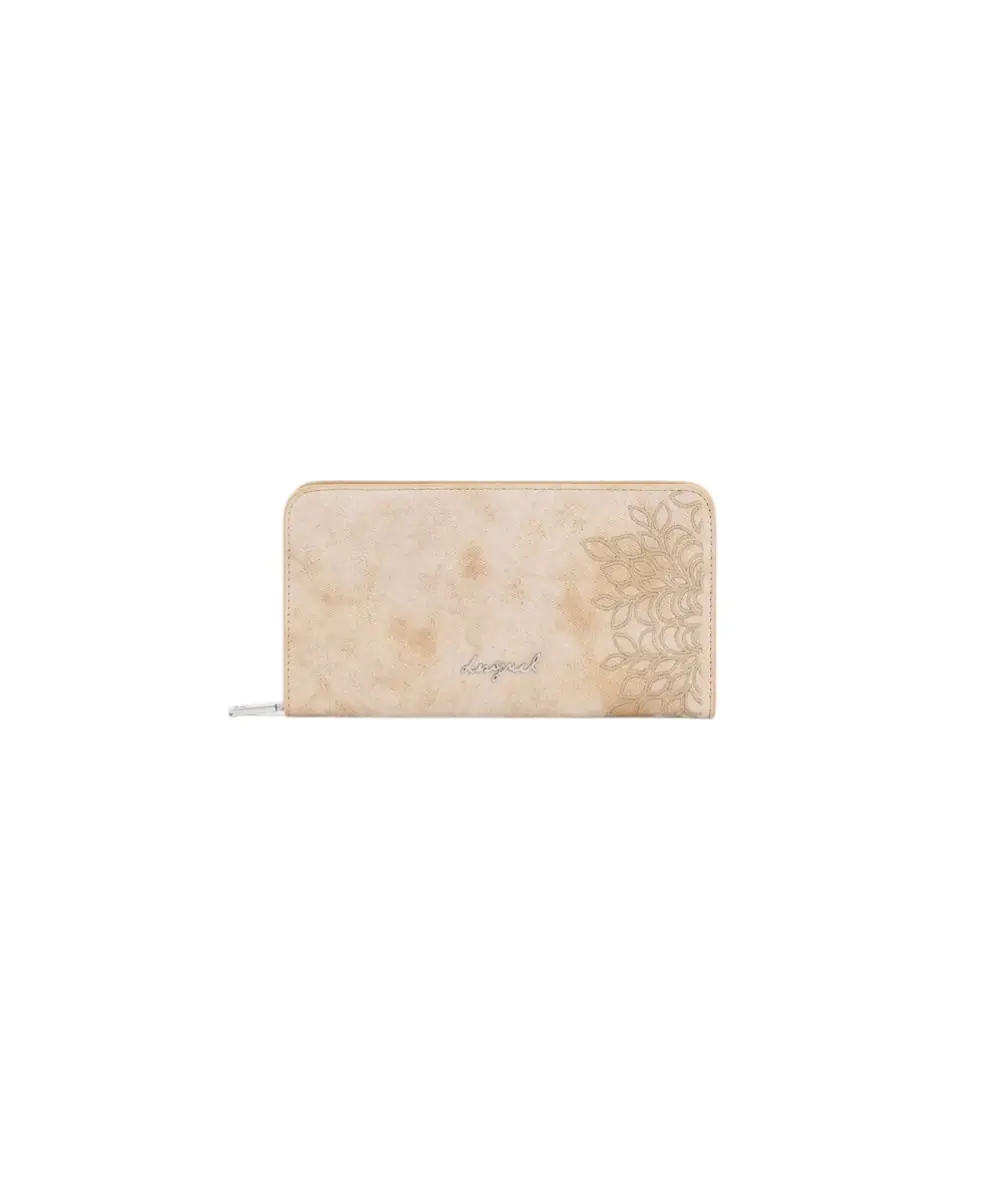 Desigual - Γυναικείο πορτοφόλι Sierra Sand Fiona 26SAYP22-1018 Μπεζ