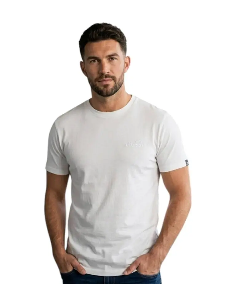 Ellesse - Ανδρικό Κοντομάνικο T-Shirt Leonardo EHM204S26-001 Λευκό