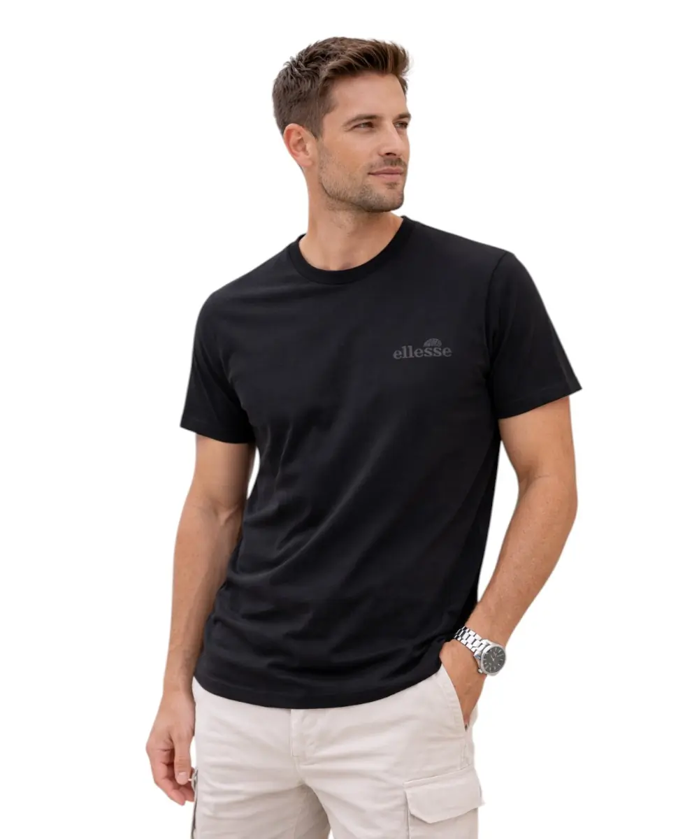 Ellesse - Ανδρικό Κοντομάνικο T-Shirt Leonardo EHM204S26-050 Μαύρο