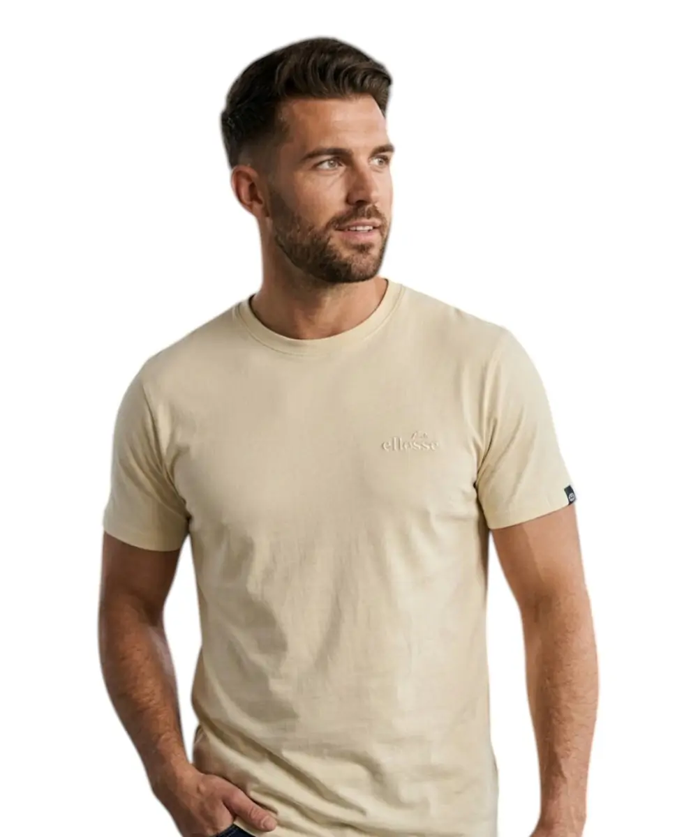Ellesse - Ανδρικό Κοντομάνικο T-Shirt Leonardo EHM204S26-087 Μπεζ