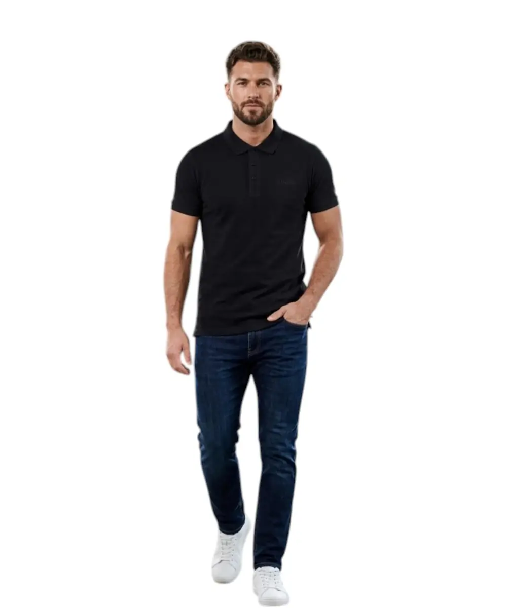 Ellesse - Ανδρικό Κοντομάνικο T-Shirt Polo Leonardo EHM217S26-050 Μαύρο