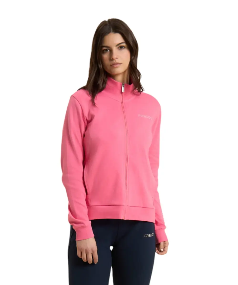 Freddy - Γυναικείο Σετ Φόρμας Zip And High Neck (Tracksuit) S26WTRK2-P102B Ροζ/Μπλε