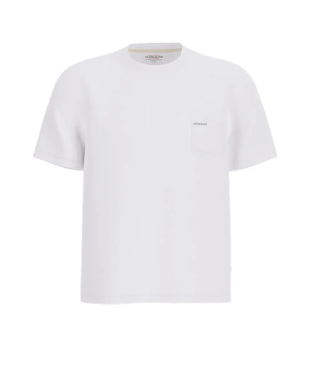 Guess - Ανδρικό T-shirt Essential Logo M5RI74K8FQ4-G011 Λευκό