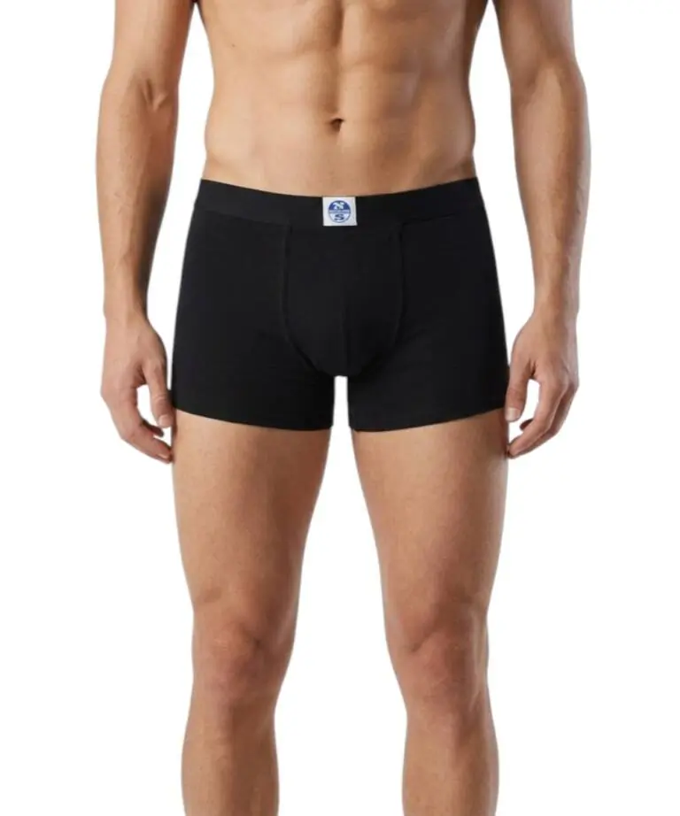 North Sails - Ανδρικά Εσώρουχα 2Pack NS01UTR01-BLACK Μαύρο