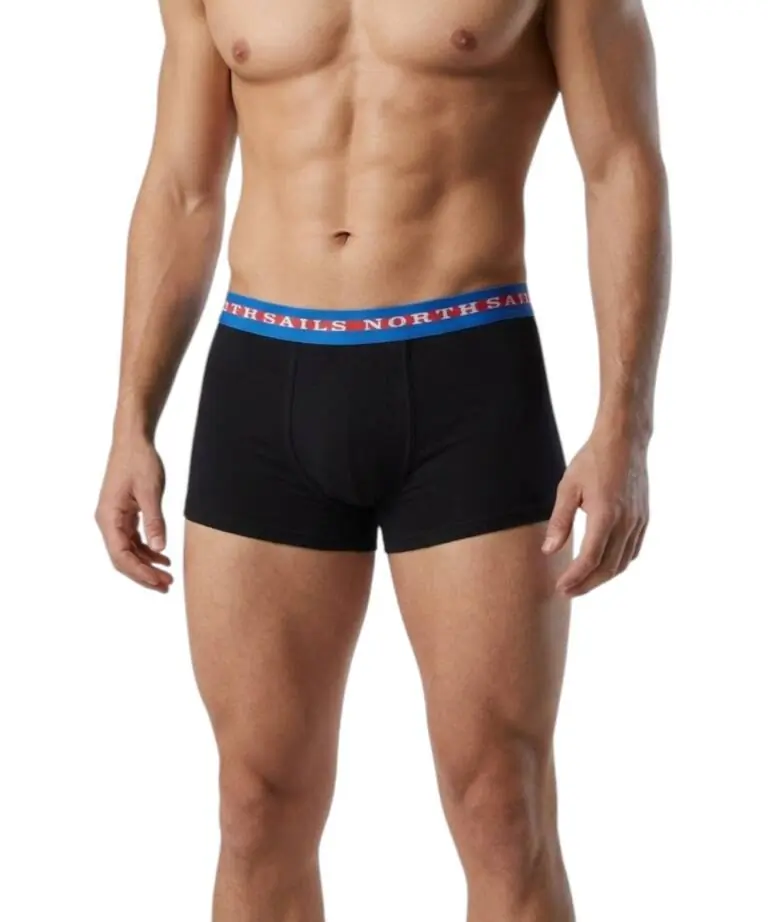 North Sails - Ανδρικά Εσώρουχα 2Pack NS01UTR04-BLACK Μαύρο