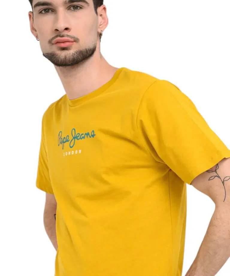 Pepe Jeans - Ανδρικό T-shirt Eggo N PM5010178-089 Κίτρινο