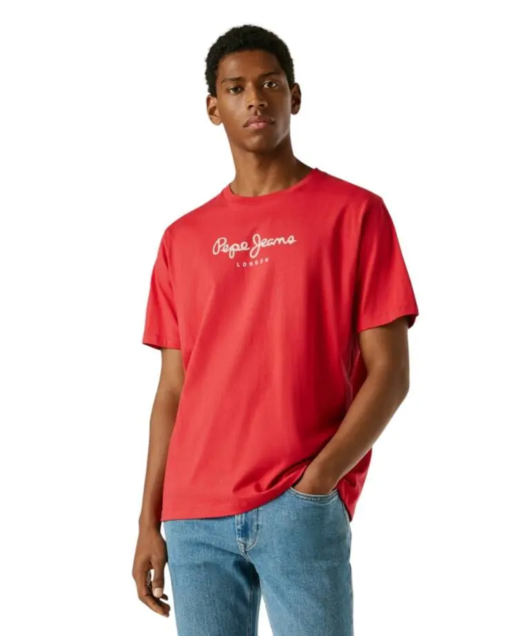 Pepe Jeans - Ανδρικό T-shirt Eggo N PM5010178-249 Κόκκινο