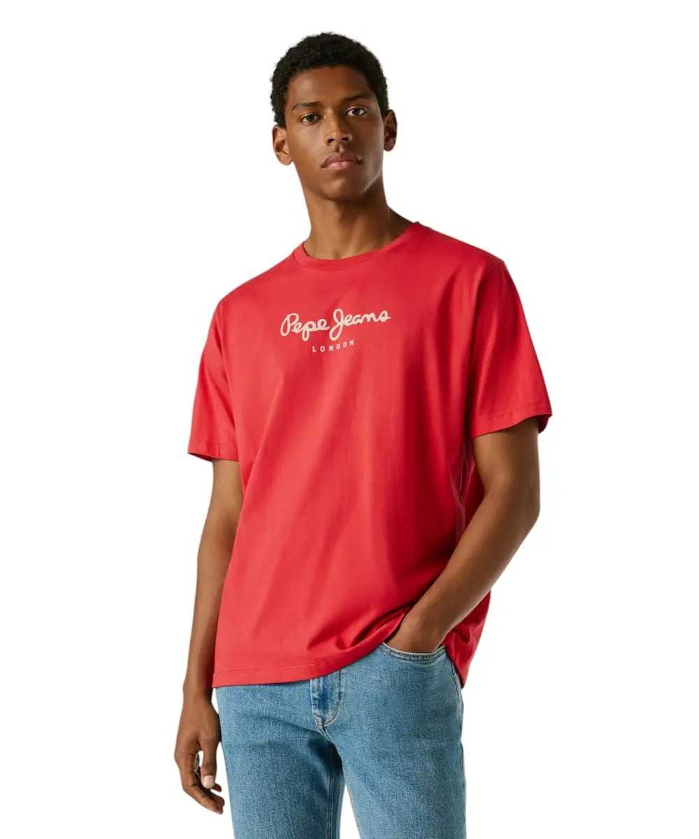 Pepe Jeans - Ανδρικό T-shirt Eggo N PM5010178-249 Κόκκινο