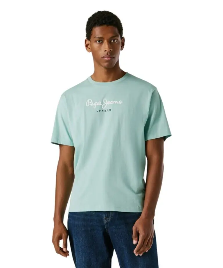 Pepe Jeans - Ανδρικό T-shirt Eggo N PM5010178-518 Τιρκουάζ