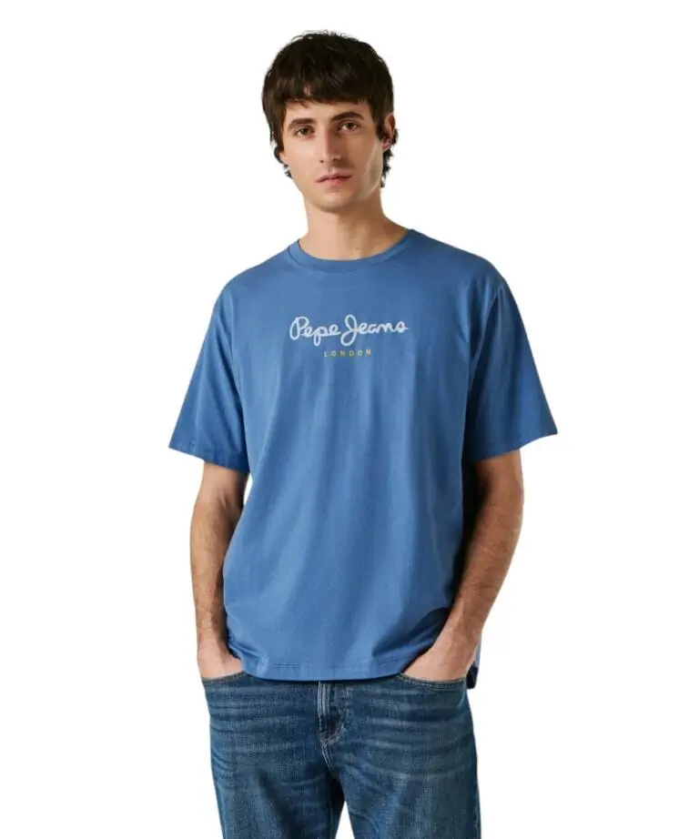 Pepe Jeans - Ανδρικό T-shirt Eggo N PM5010178-576 Μπλε