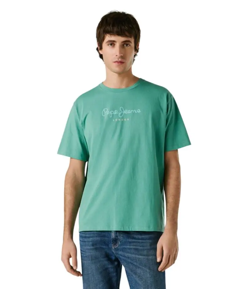 Pepe Jeans - Ανδρικό T-shirt Eggo N PM5010178-671 Πράσινο Ανοιχτό