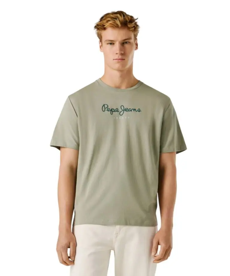 Pepe Jeans - Ανδρικό T-shirt Eggo N PM5010178-701 Λαδί