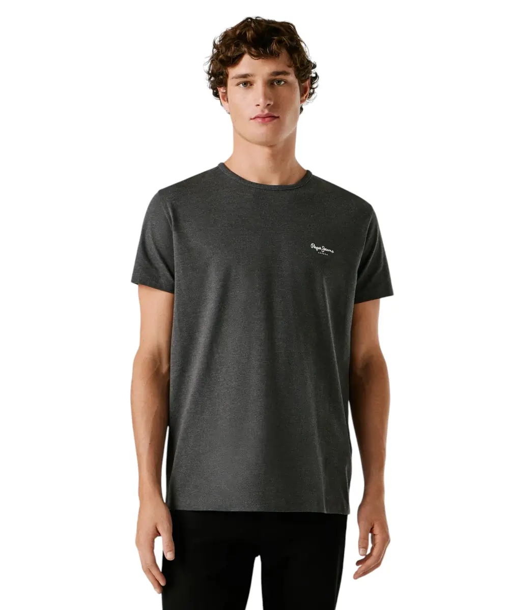 Pepe Jeans - Ανδρικό T-shirt Original Basic PM5010180-963 Γκρι