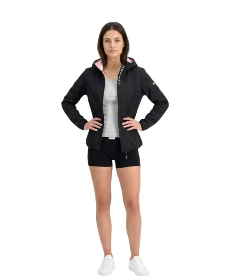 Scuola Nautica Italiana - Γυναικείο Μεταβατικό Μπουφάν Soft Shell 862641-BLACK Μαύρο