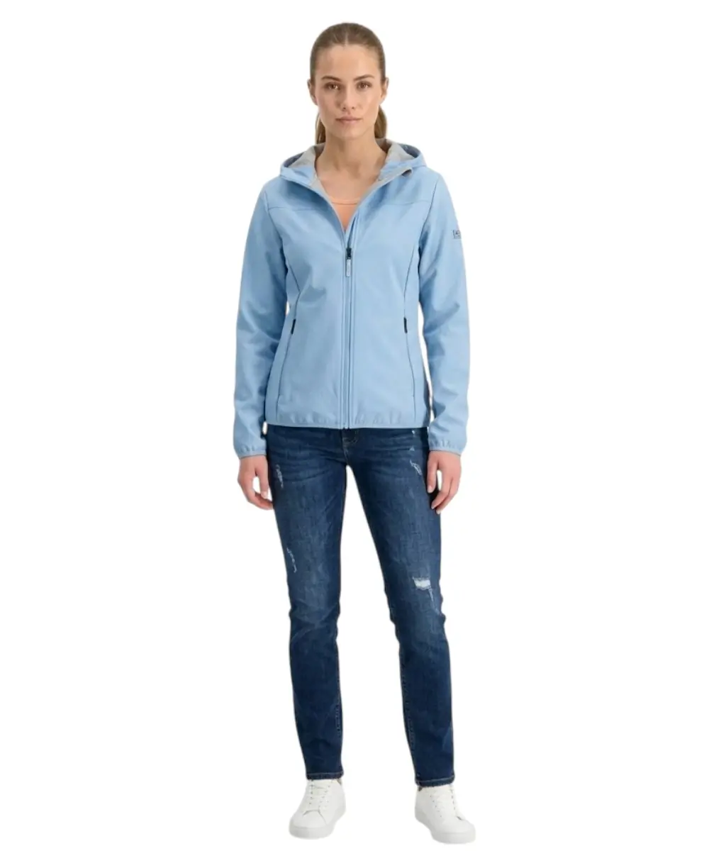 Scuola Nautica Italiana - Γυναικείο Μεταβατικό Μπουφάν Soft Shell 862641-RIVIER Γαλάζιο
