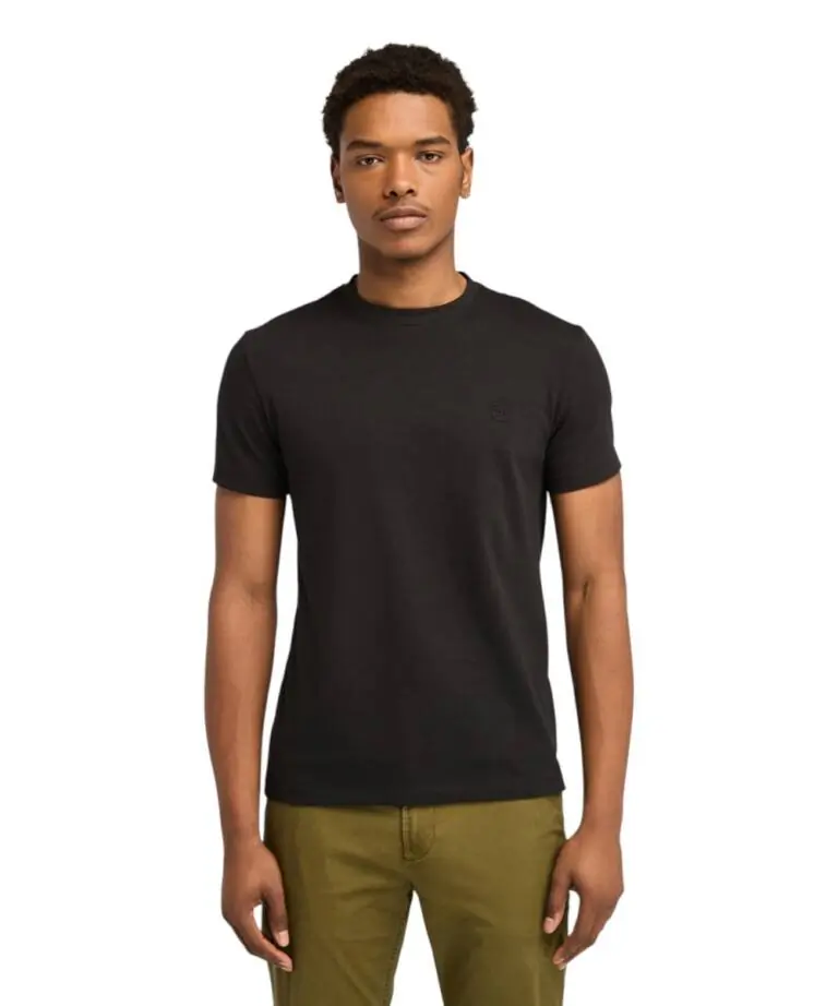 Timberland - Ανδρικό T-shirt SS Dunstan River Jersey Crew Tee Slim Fit TB0A2BPR-X65 Μαύρο