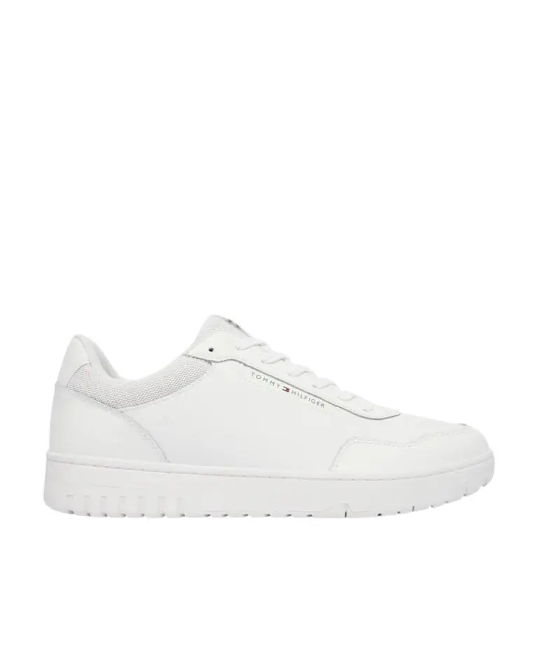 Tommy Hilfiger - Ανδρικά Sneakers Th Basket Core Lite Lth FM0FM05713-YBS Λευκό