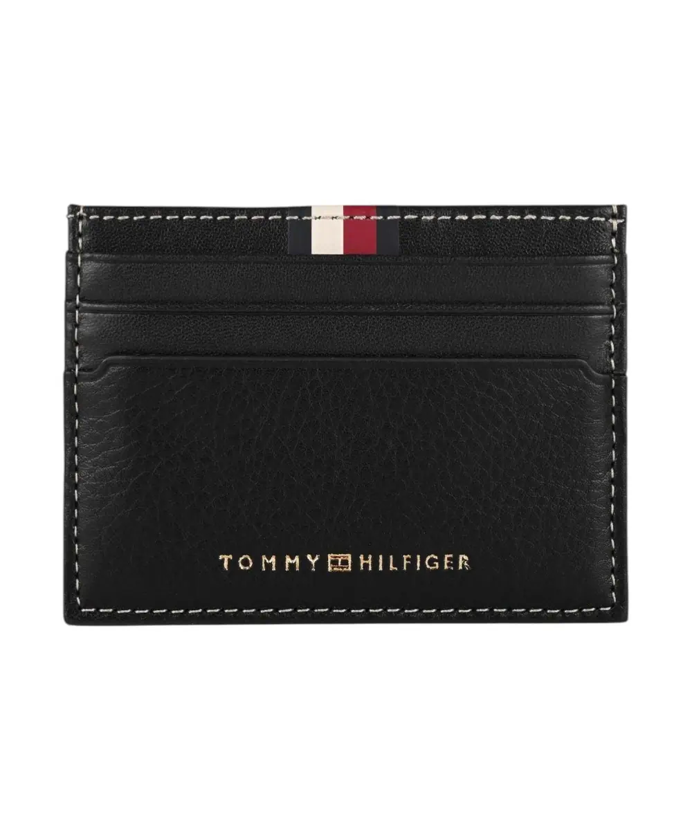 Tommy Hilfiger - Ανδρική θήκη καρτών Th Corporation Card Holder AM0AM11603-BDS Μαύρο