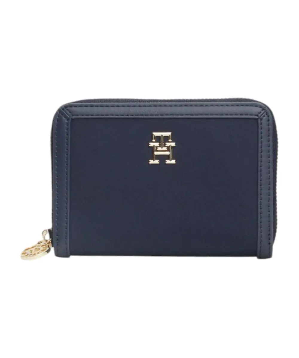 Tommy Hilfiger - Γυναικείο Πορτοφόλι Th Essential S Med Za AW0AW15754-DW6 Μπλε Σκούρο
