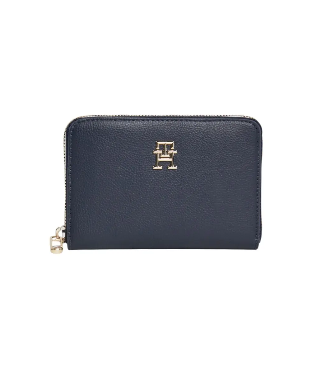 Tommy Hilfiger - Γυναικείο Πορτοφόλι Th Essential Sc Med Za Corp AW0AW16092-DW6 Μπλε Σκούρο