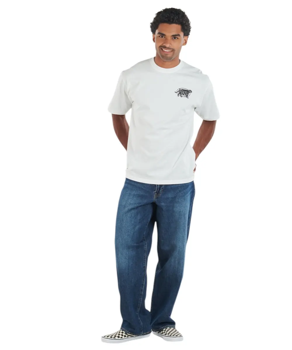Vans - Ανδρικό T-shirt Κοντομάνικο Awaken Tiger SS Tee VN00XHT-WHT Λευκό