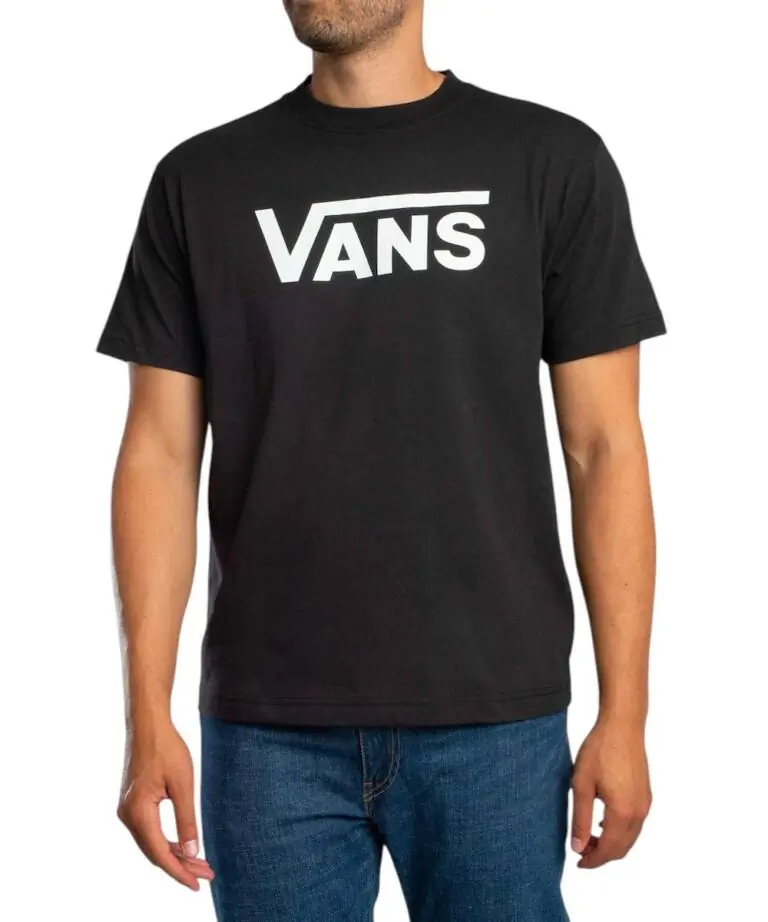 Vans - Ανδρικό T-shirt Κοντομάνικο Classic Logo Royal Cobalt VN000RA1-BLK Μαύρο