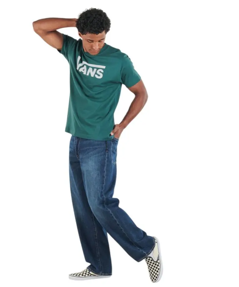 Vans - Ανδρικό T-shirt Κοντομάνικο Classic Logo Royal Cobalt VN000RA1-FRJ Πράσινο