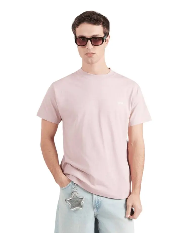 Vans - Ανδρικό T-shirt Κοντομάνικο Left Chest SS VN000R9X-FPR Ροζ
