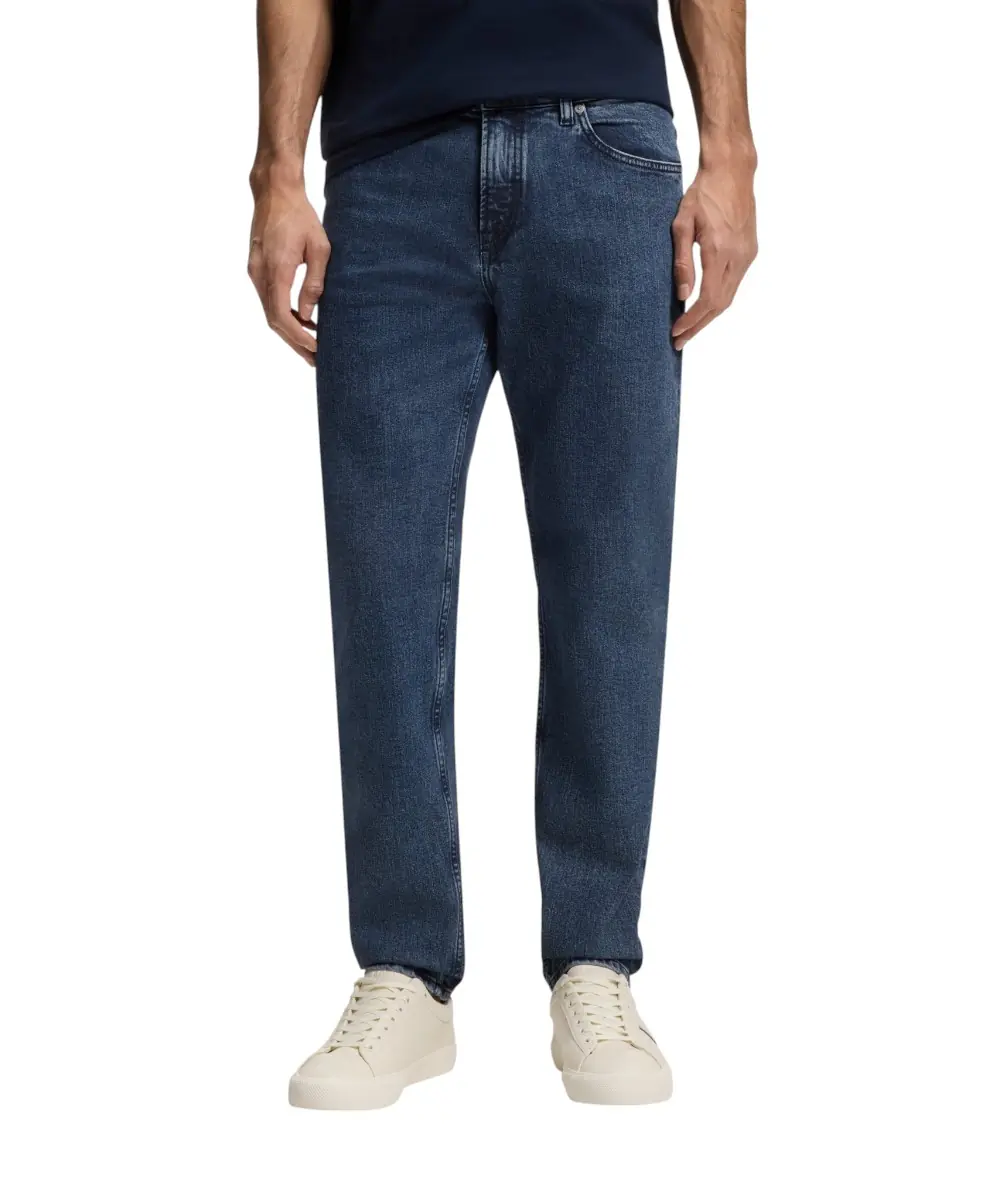 Hugo Boss - Ανδρικό Παντελόνι Τζιν Re Maine Bo comfort-stretch 50559869-424 Μπλε Σκούρο