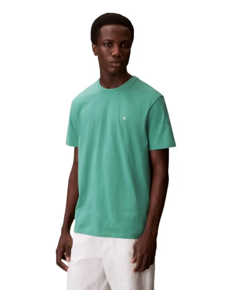 Calvin Klein - Ανδρικό T-shirt Classic Monogram Tee Regular Fit LV04RD254G-VFL Πράσινο