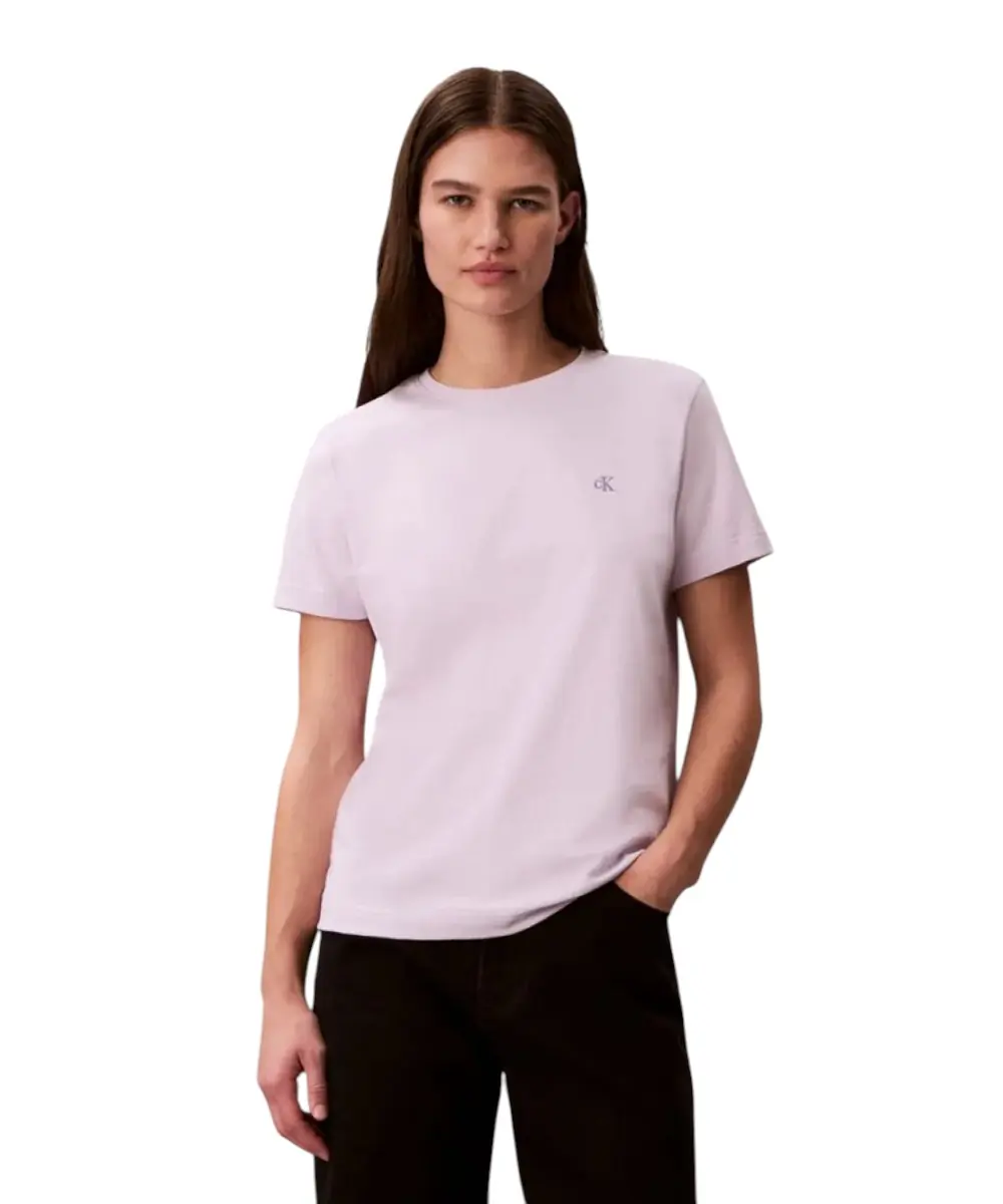 Calvin Klein - Γυναικείο T-Shirt Ck Archive Jersey Crew Tee LV047B224G-3OQ Λιλά