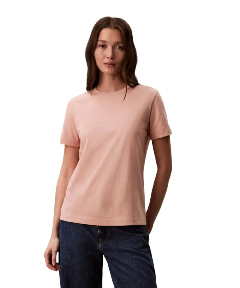Calvin Klein - Γυναικείο T-Shirt Ck Archive Jersey Crew Tee LV047B224G-3T3 Ροζ