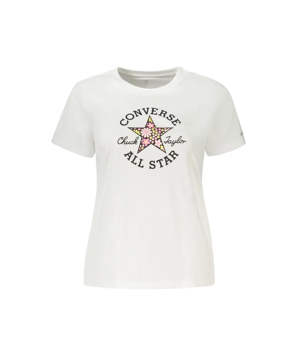 Converse - Παιδικό T-Shirt 4CF829-001 Λευκό