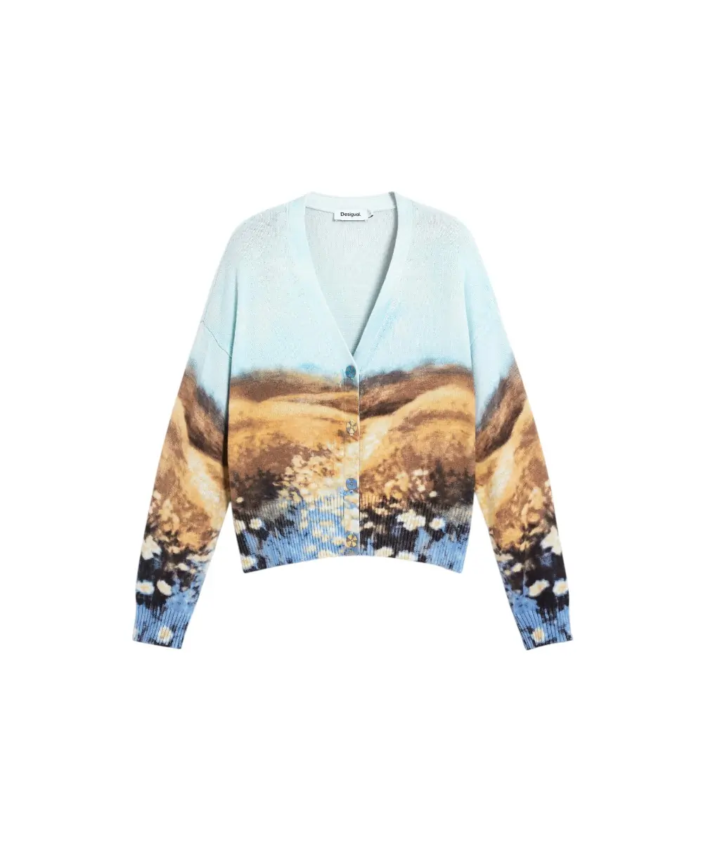 Desigual - Γυναικεία Ζακέτα Sun 26SWJF18-5004 Γαλάζιο